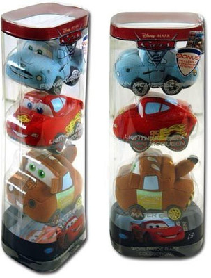

Disney Pixar Cars 2 Movie Worldwide Race Collection Plush 3Pack(Multicolor)