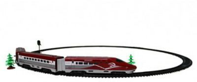 

Emob High Speed Electric Multiple Unit Tigers Bullet Train Track Set for Kids(Multicolor)