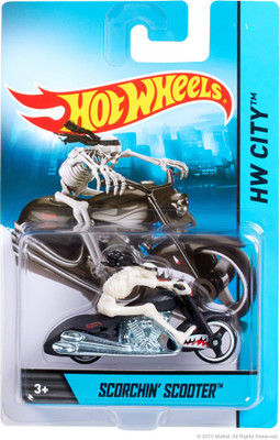 

Hot Wheels Scorchin Scooter(Black)