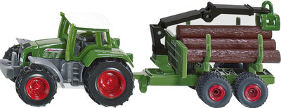 

Siku Tractor with Forestry Trailer(Multicolor)