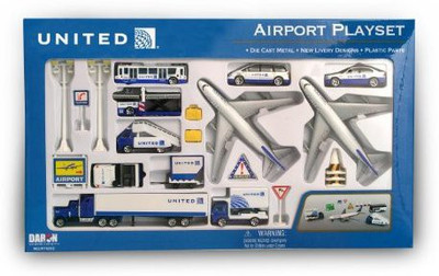 

Daron United Airlines 24 Piece Playset(White)
