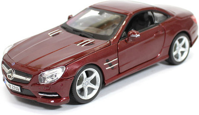 

Bburago Mercedes Benz SL500 Hardtop 1:24 Diecast Scale Model Car(Maroon)