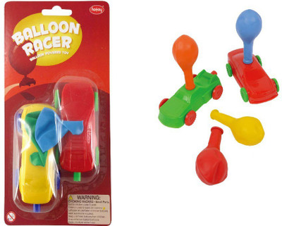 

Flintstop Balloon Car Racer(Red, Blue), Blue;red