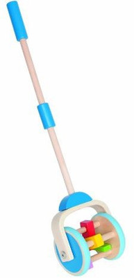 

Hape E0345 Push & Pull - Lawn Mower Toy(Multicolor)