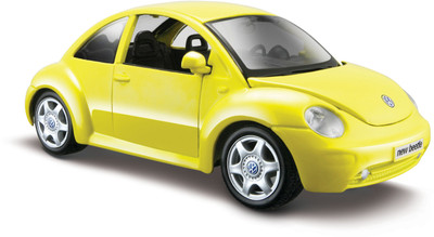 

MAISTO olkswagen New Beetle -1:24 Scale Diecast Model Car(Yellow)