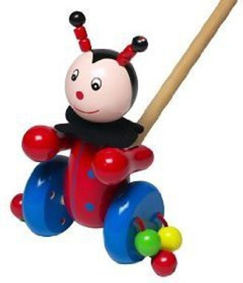 

Orange Tree Ladybird Push Along Toy(Multicolor)