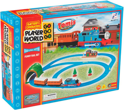 

Khareedi Tomis Train Track Set(Yellow, Red), Red;yellow