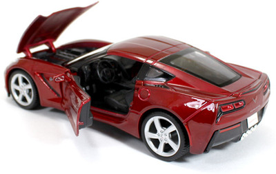 

Maisto 2014 Corvette Stingray Coupe Red 1:24 by Maisto Diecast Scale Model Car(Red)