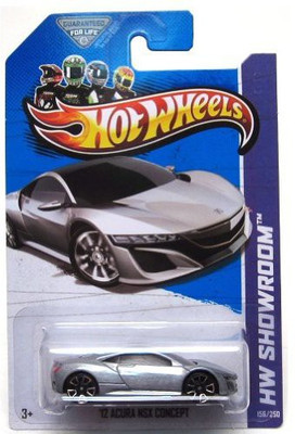 

Hot Wheels 2013 Hw Showroom [156/250] '12 Acura Nsx Concept Silver(Grey)