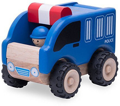 

Smart Gear Wonderworld Mini Police Car Wooden Vehicle(Multicolor)