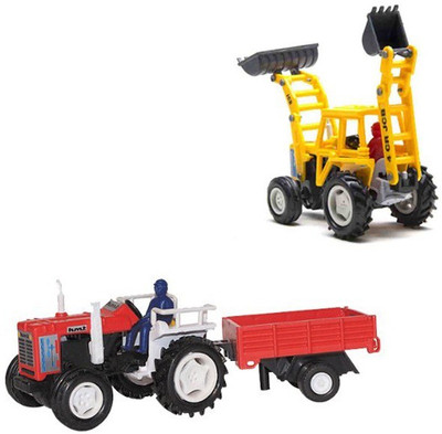 

AR Enterprises Combo Of Construction Vehicles(Multicolor)