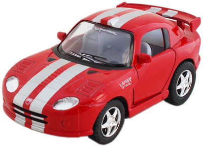

Tootpado Model Toy Race Car Diecast With Pull Back Mechanism (1c457)(Red)