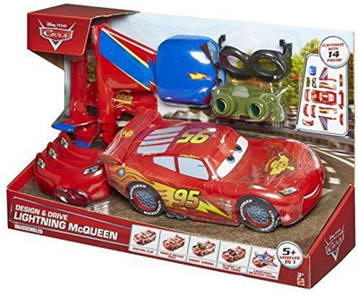 

Mattel Disney Cars Design & Drive Lightning Mcqueen(Red)