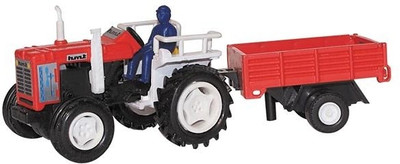 centy toys Tractor with Trolley(Red) centy toys Tractor with Trolley(Red)