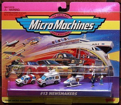 

Galoob MicroMachines Micro Machines Newsmakers 13 Collection(Multicolor)