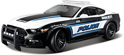 

Maisto 118 2015 Ford Mustang Police Diecast(Black)