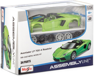 

Maisto Aventador LP 700-4 Roadster Die Cast Metal Model Kit Assembly Line(Green)