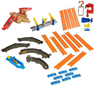 

Hot Wheels Track Builder Super Stunt Pack Track Set(Multicolor)