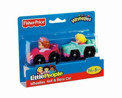 

Fisher-Price Little People Wheelies 2Pack 4X4 And Race Car(Multicolor)
