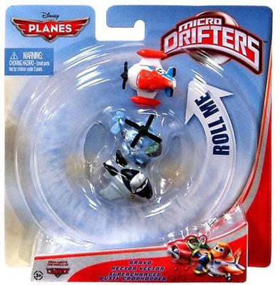 

Disney planes micro drifters bravo hector and supercharged dusty(Blue)