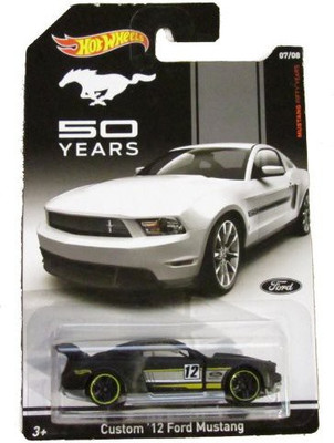 

Hot Wheels Mustang Fifty Years 07/08 Custom '12 Ford Mustang(Black)