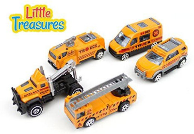 

Little Treasures Attractive Toy Set Of Five Model Vehicles(Multicolor)