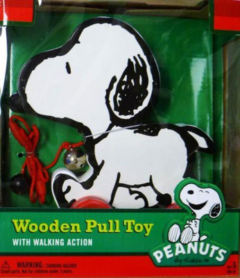 

Forever Fun Wooden Snoopy Pull-Toy with Walking Action(Multicolor)