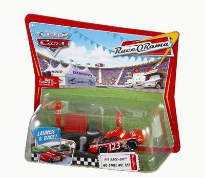 

Mattel Cars Pit Raceoff No Stall Launcher(Red)
