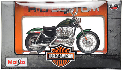 

Maisto Maisto Harley Davidson 2012 XL1200V Seventy-Two Scale-1:18 Die Cast Toy Motorcycle (Random Color) -EduToys(Green)