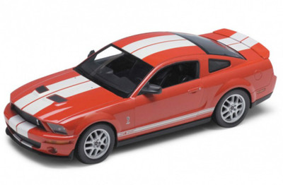 

Welly 2007 Shelby Cobra Gt500 1:24 Die-Cast Model - Red(Red)