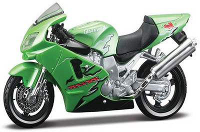 

Maisto Fresh Metal Kawasaki Ninja ZX-12R -1:18 Scale Diecast Motorcycle(Green)
