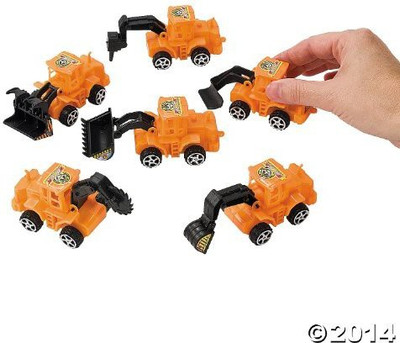 Fun Express Pullback Construction 12 Ct(Orange)