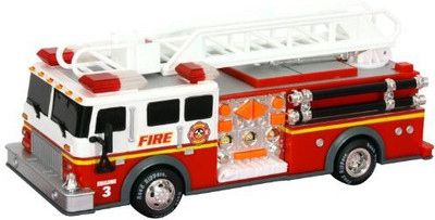 

Toy State State 14" Rush And Rescue Police And Fire Hook And Ladder(Multicolor)