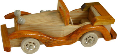 

BKDT Marketing Wooden Hand Made Beautiful Decorative Car(Brown)