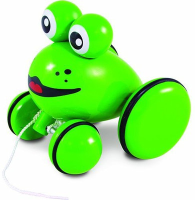 

Vilac Push and Pull Baby Toy, Youpla The Frog(Multicolor)