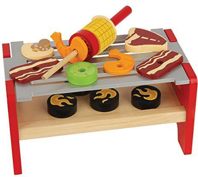 

Stephen Joseph Wooden Grill Set(Multicolor)