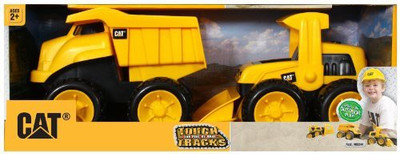 

Toy State State Caterpillar Construction 8'' Tough Tracks 2Pack Dump(Yellow)