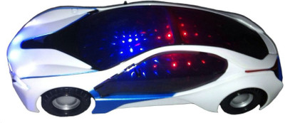 

New Pinch 3d LED Light And Music Car small(Multicolor)