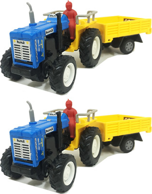 Jack Royal Tractor with trolly CT-080 Blue-Blue(Blue)