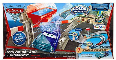 

Disney Pixar Cars 2 Movie Exclusive Color Changers Track Set(Blue)