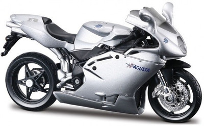 

Bburago Mv Agusta F4s 1+1 Diecast Motorcycle(Silver)