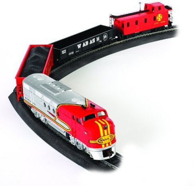 

Bachmann Trains Santa Fe Flyer Readytorun Ho Scale Train Set(Red)
