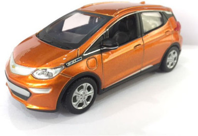 

Maisto 2017 Chevrolet Bolt EV Pull Back Action Car(Orange)
