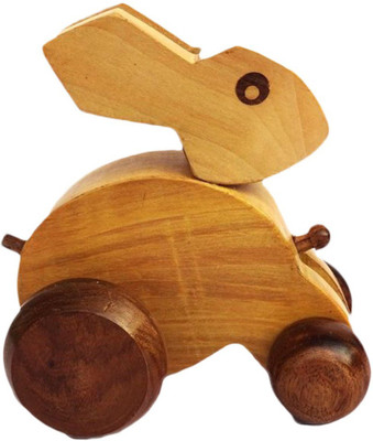 

Craftspoint desi wooden rebit toy(Yellow, Brown), Brown;yellow