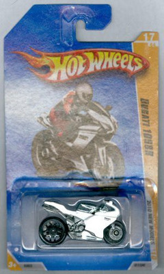 

Hot Wheels 2010 New Models 17 Of 44 White Ducati 1098R Motorcycle(White)