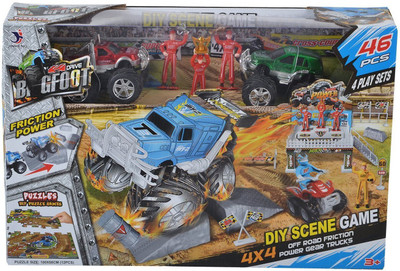 

Planet of Toys DIY 4 Scenes Game - 46 Pieces(Multicolor)