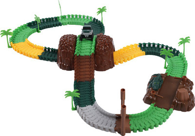

Maxtrax Jungle Safari - 140 Track Pieces(Multicolor)