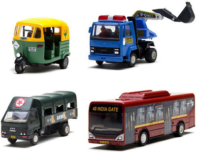 

AR Enterprises CENTY COMBO OF 4 TOY VEHICLES(Multicolor)