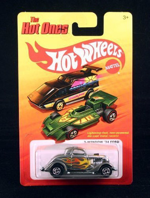 

The Hot Ones 3Window '34 Ford (Silver) 2011 Release Of The 80'S(Multicolor)