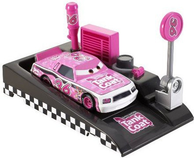 

Mattel disney/pixar cars Pit Raceoff Tank Coat With Launcher(Pink)